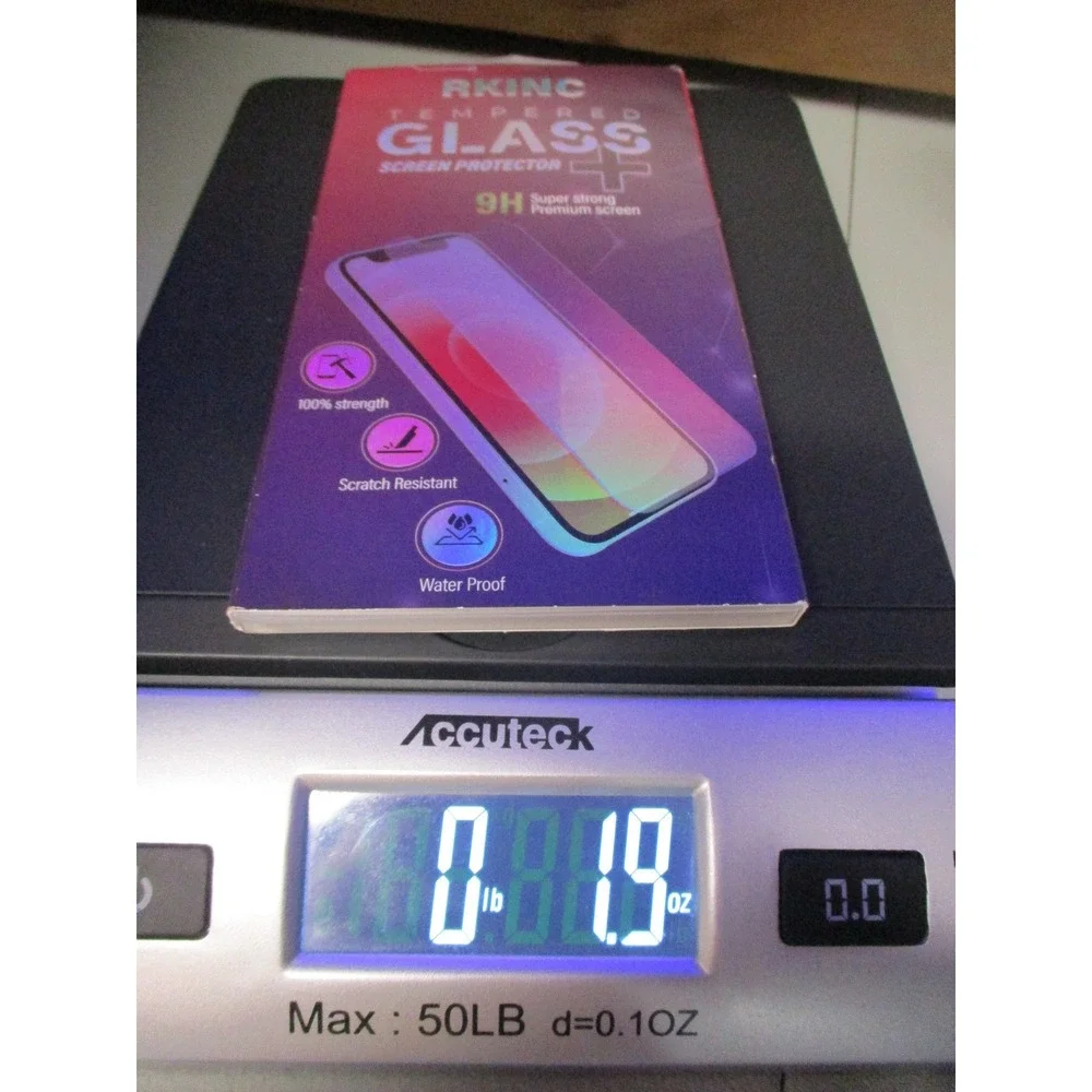 iPhone 13 Mini Screen Protector 3-Pack Tempered Glass 9H 5.4 Inch Clear